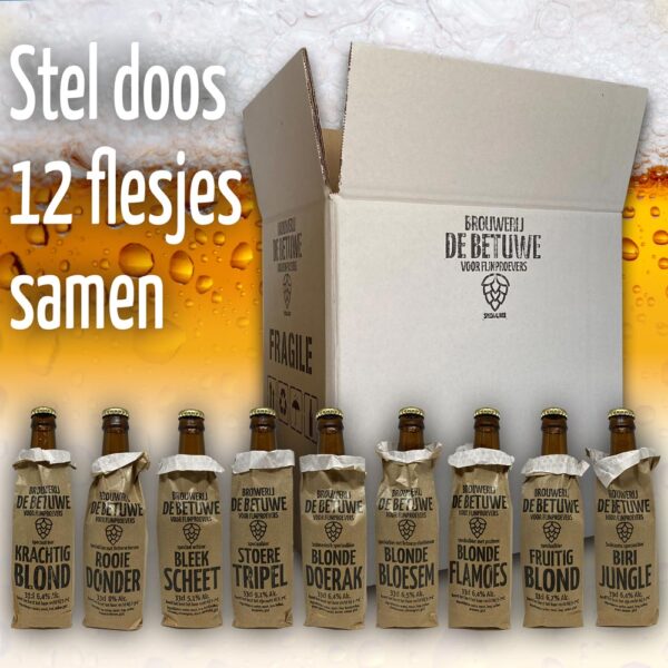 Stel zelf een bierpakket samen met in totaal 12 flesjes speciaal bier