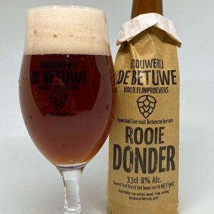 Rooie Donder van Brouwerij de Betuwe pakket 12 flesjes € 3,90 per flesje
